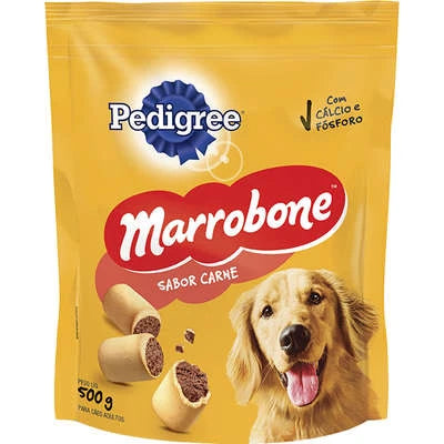 Biscoito Pedigree Marrobone para Cães Adultos Sabor Carne