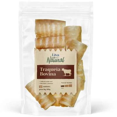 Petisco Mastigável Liva Natural Traqueia Bovina para Cães